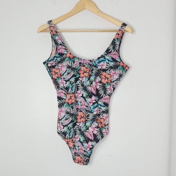 Didi Floral Tropical Printed Multicolor Bathing Scoop Neck One-Piece Swimsuit - Picture 1 of 10